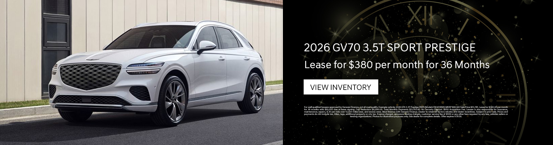2026 Genesis Gv70