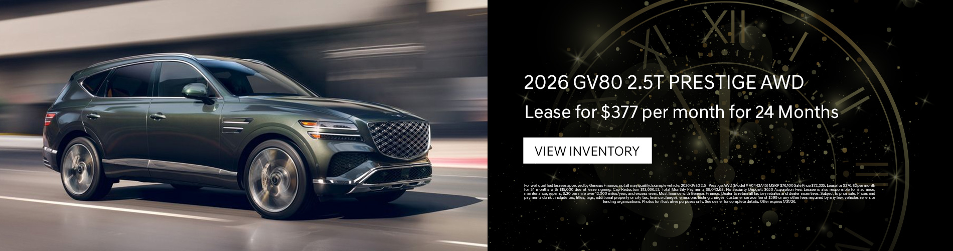2026 Genesis GV80
