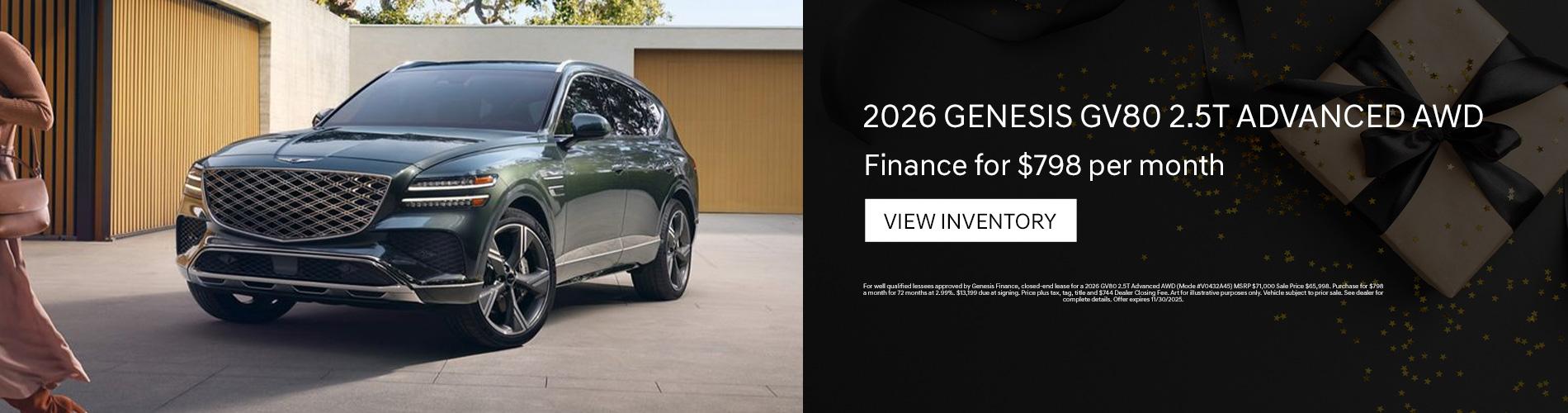 2026 Genesis GV80 2.5T Advanced AWD APR