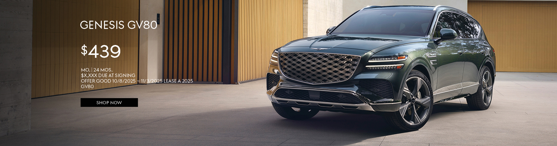 GV80 $439
